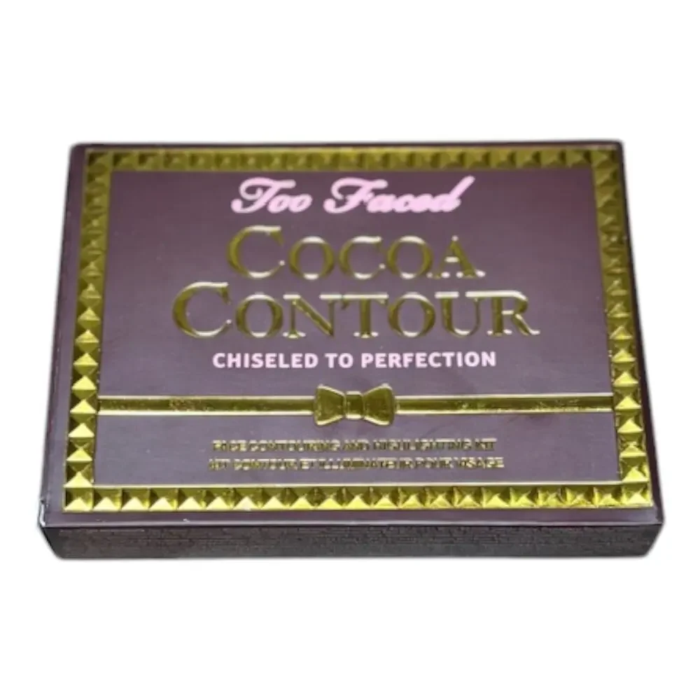 NIB Too Faced Cocoa Contour Highlight Palette Kabuki Brush free ship